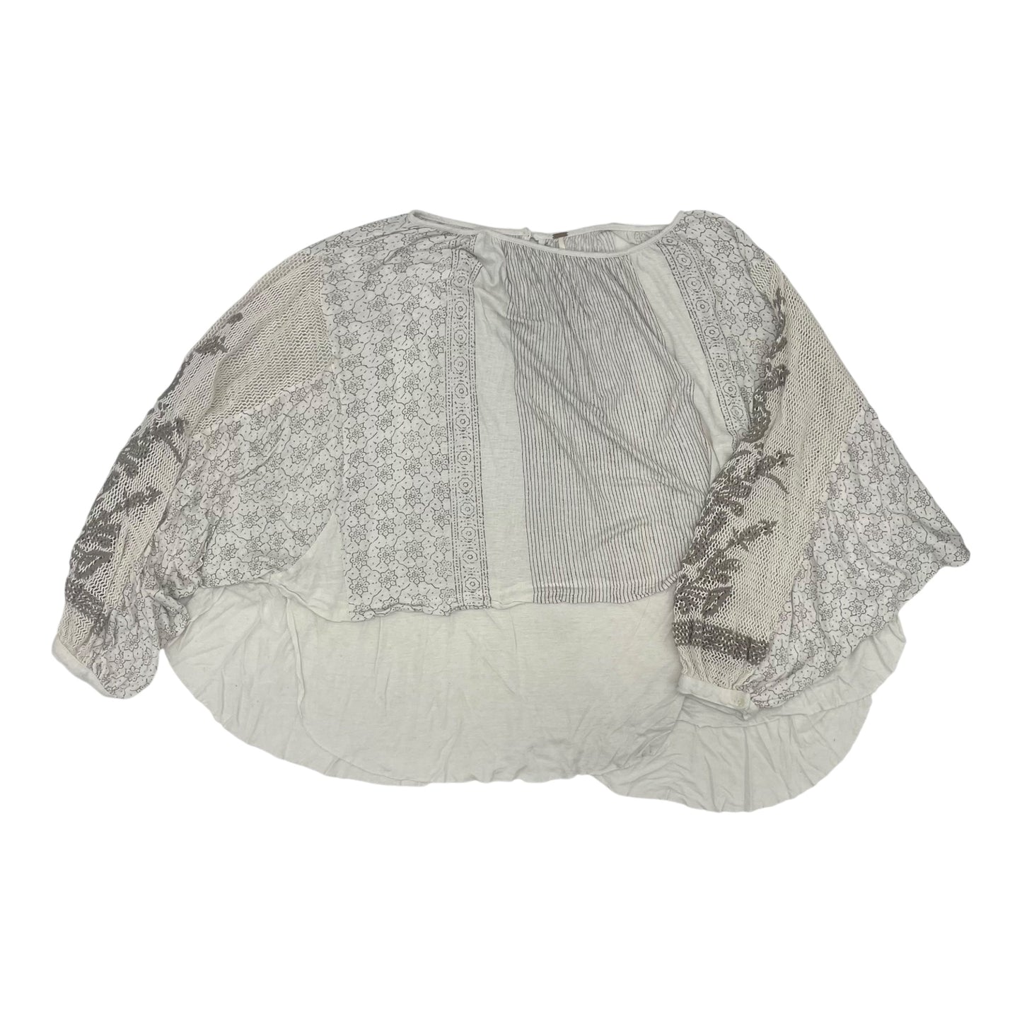 Blouse Ls By Free People In Tan, Size:M