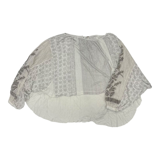 Blouse Ls By Free People In Tan, Size:M