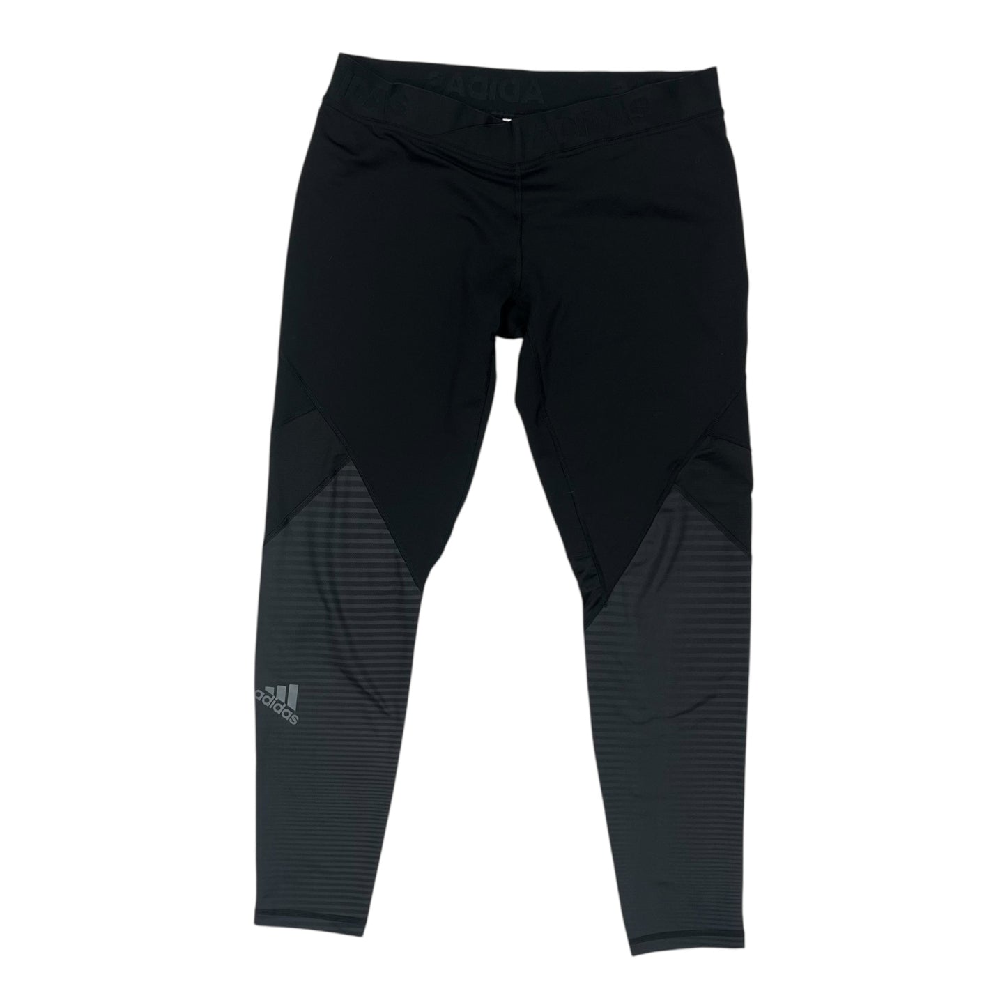 Athletic Leggings By Adidas In Black, Size:Xl