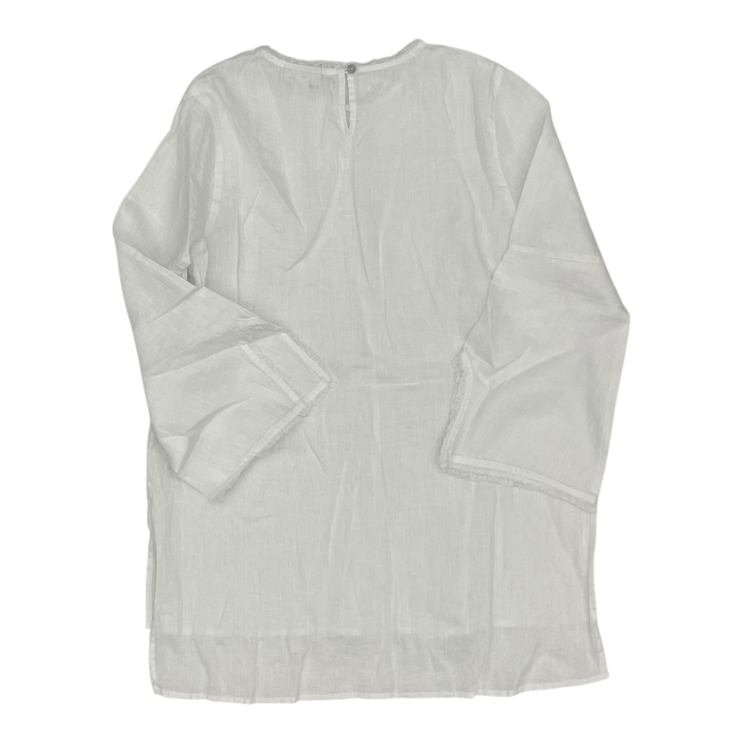 Blouse Ls By J. Jill In White, Size:S