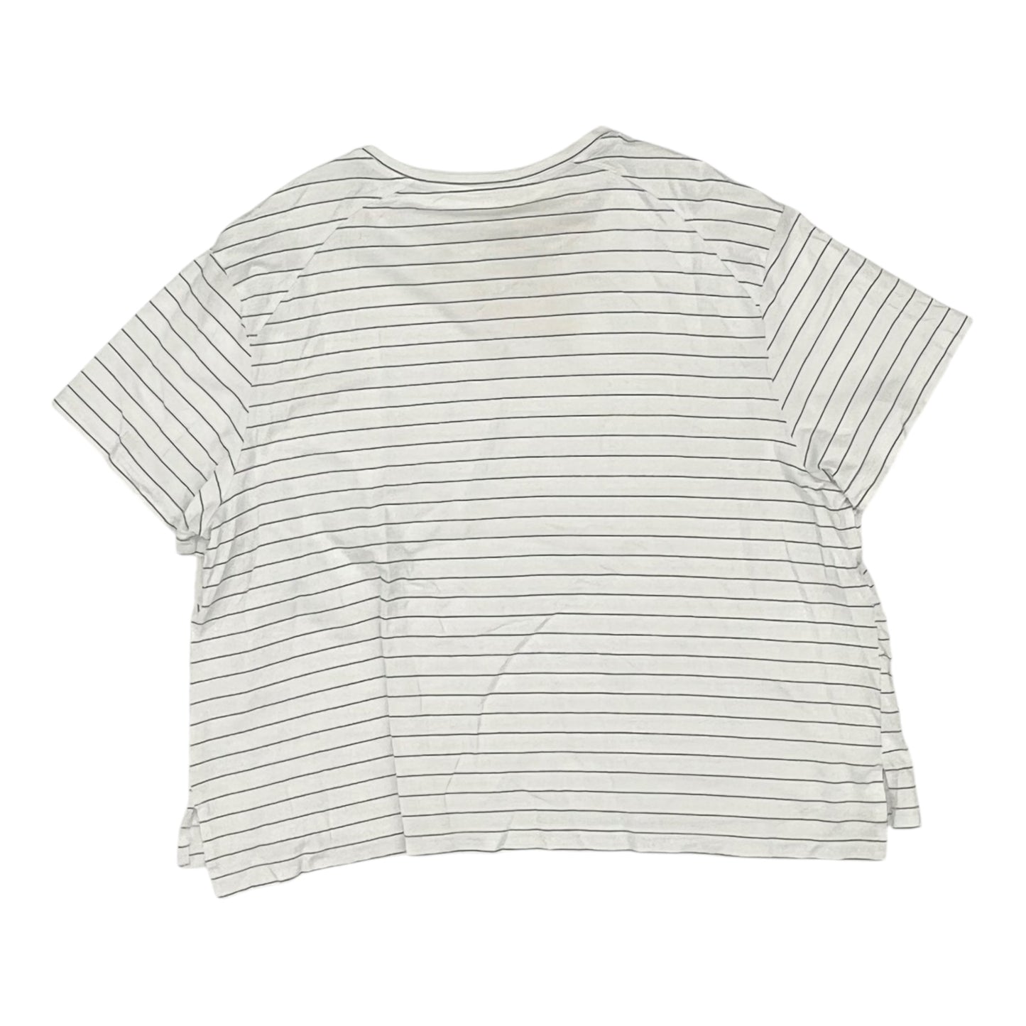 Athletic Top Ss By Flx In Green & White, Size:Xl