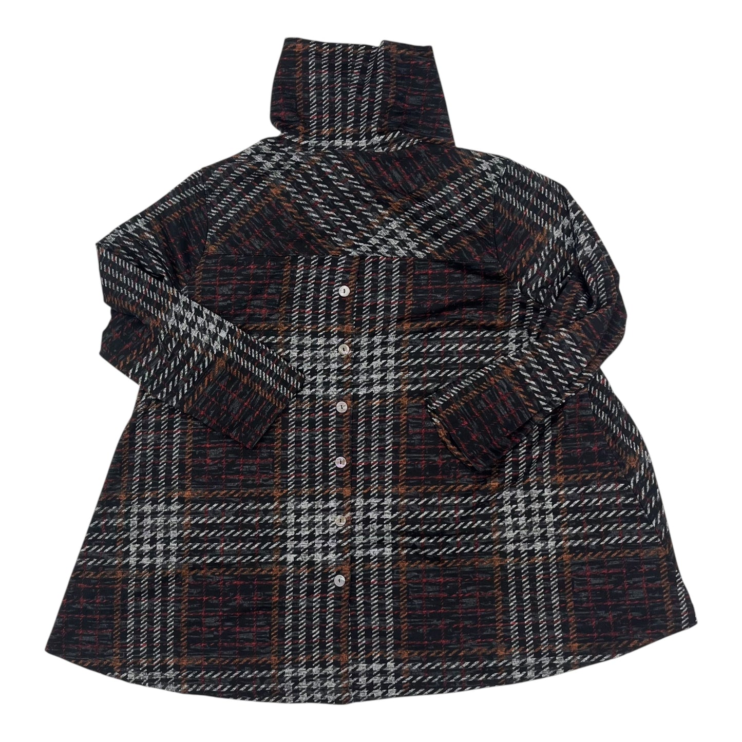 Top Ls By John Mark In Black, Size:1X