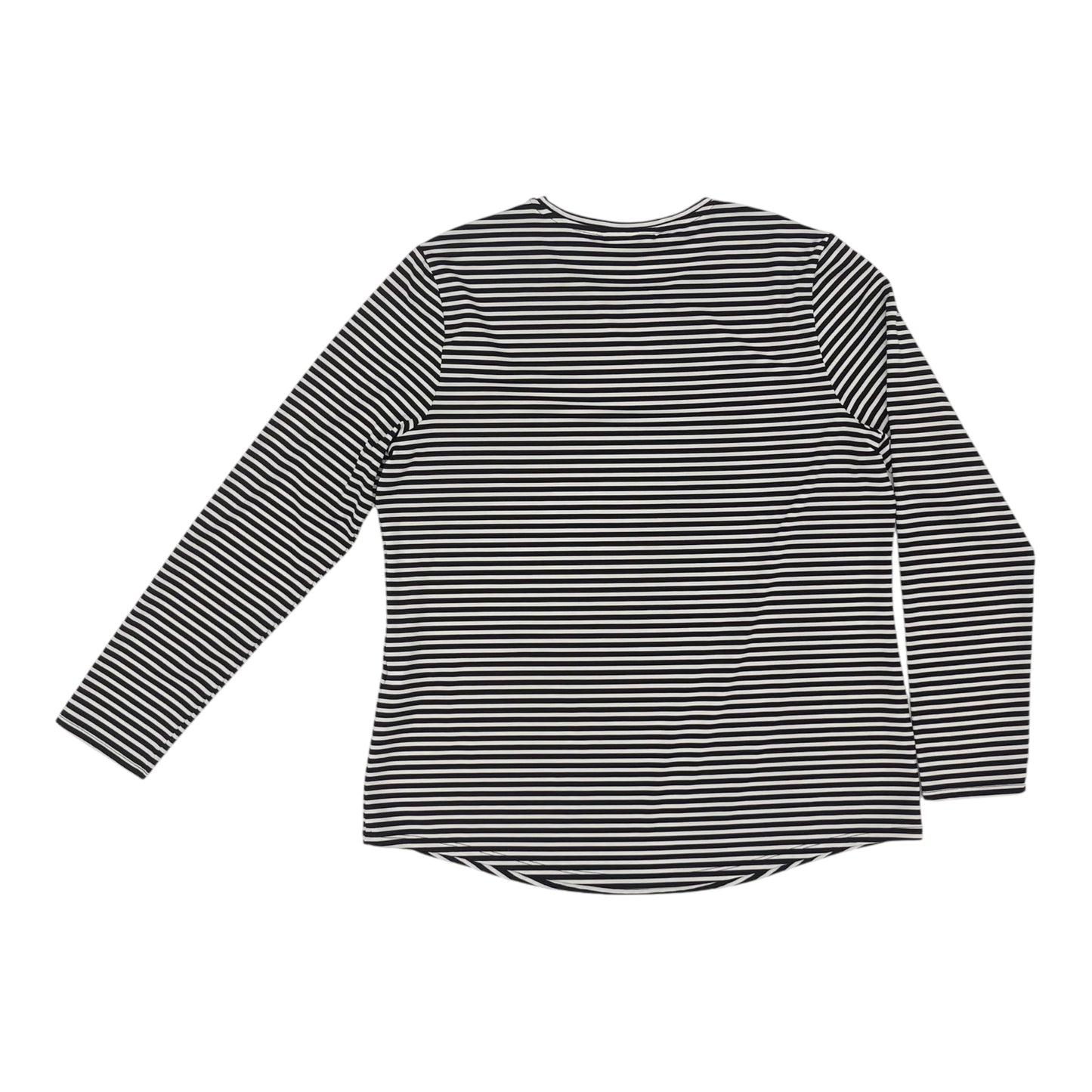 TOP LS by CHICOS in BLACK & WHITE, Size:M