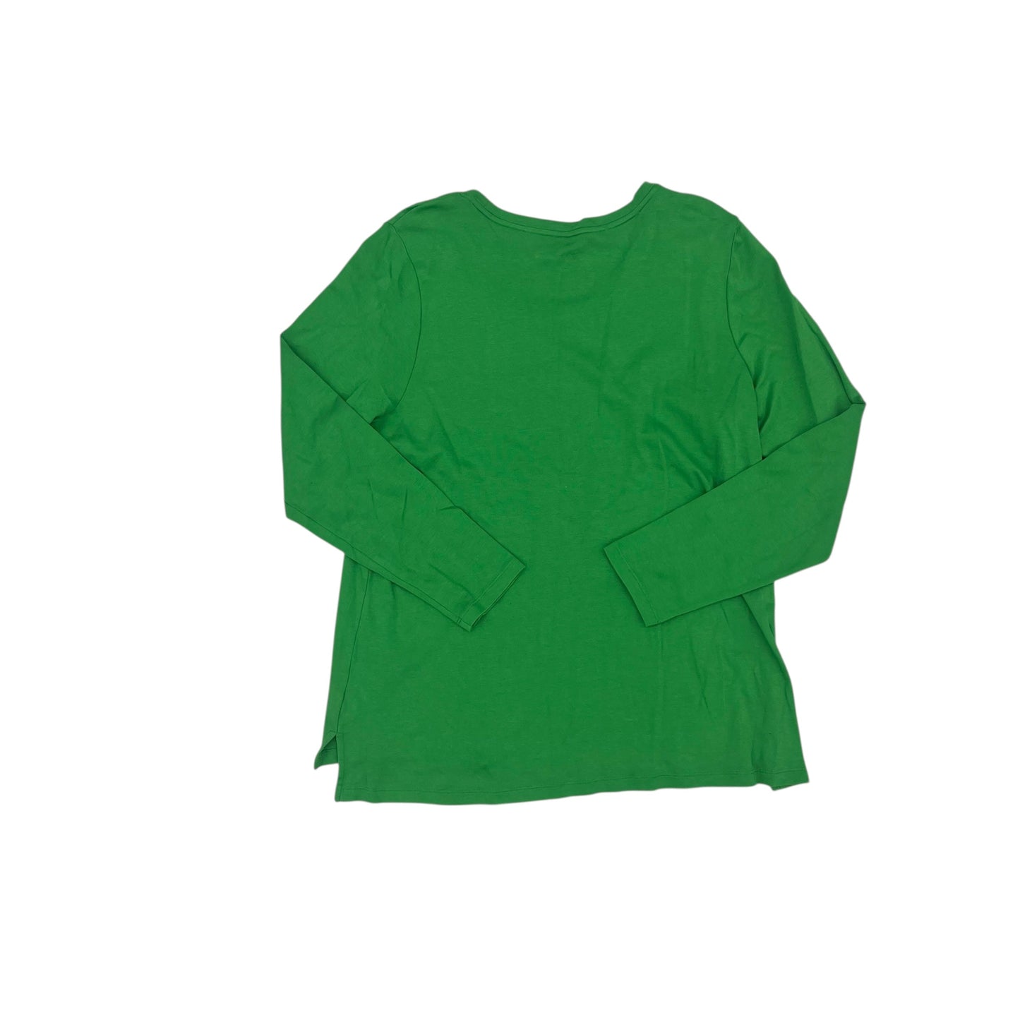 Top Ls By Isaac Mizrahi Live Qvc In Green, Size:Xl