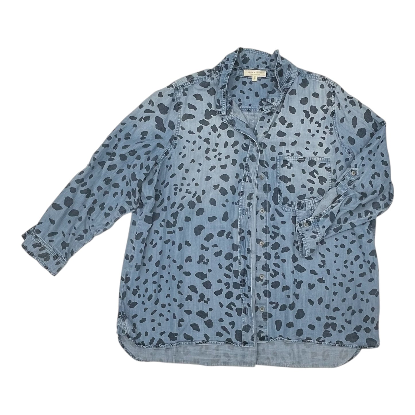 Top Ls By Clothes Mentor In Blue, Size:1X