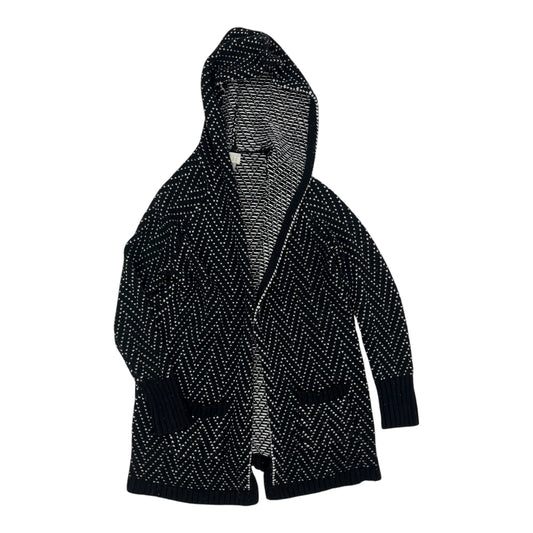 Sweater Cardigan By A New Day In Black & Cream, Size:Xs