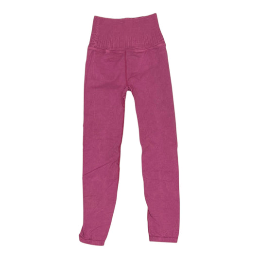 Athletic Leggings By Free People In Pink, Size:Xs