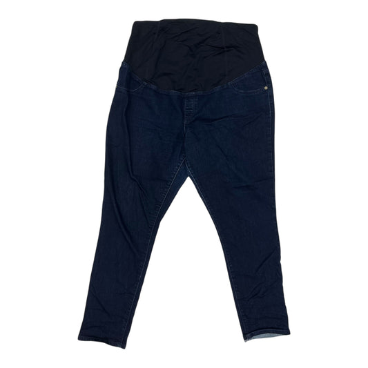 Mat Jeans By Isabel Maternity In Blue Denim, Size:16