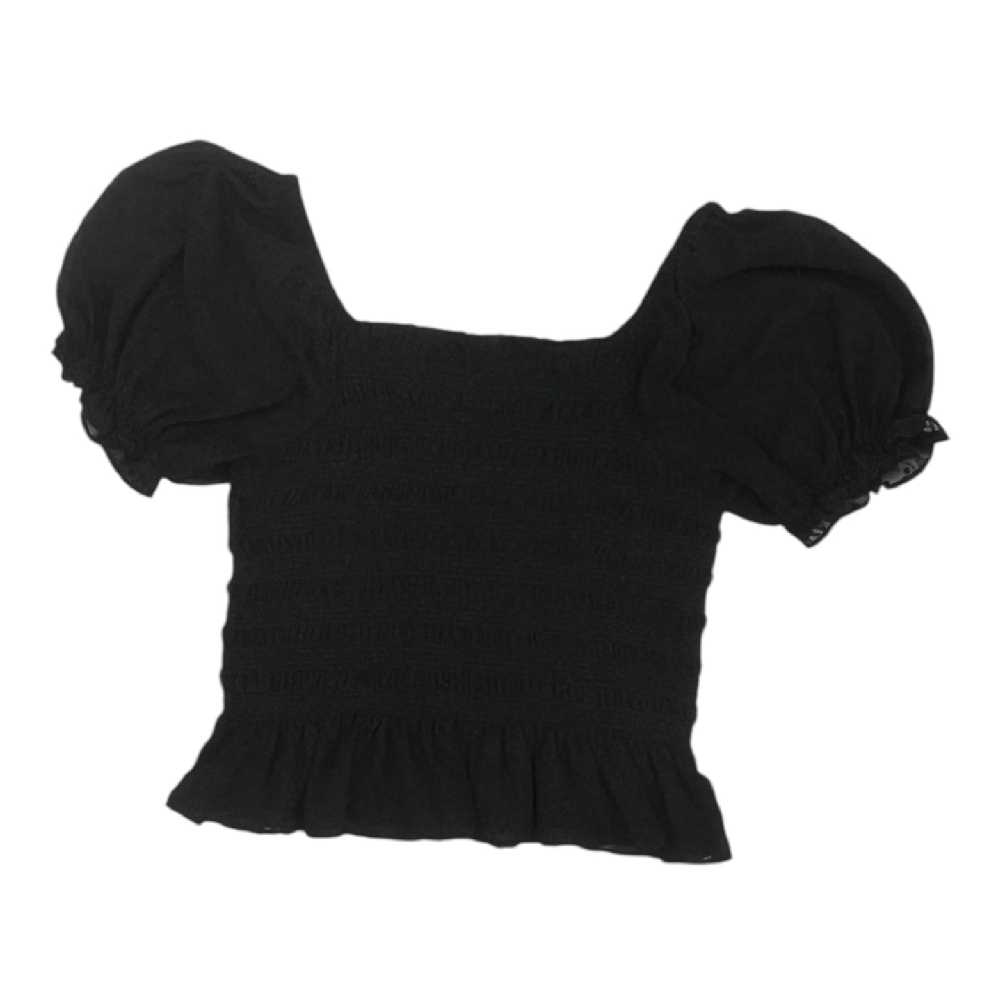 Blouse Ss By Express In Black, Size:L