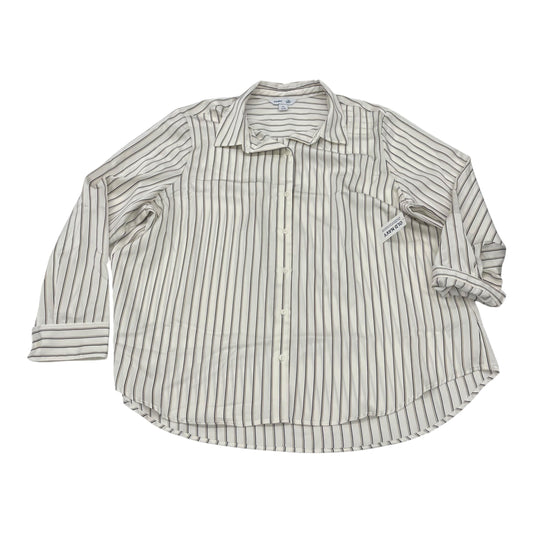 Blouse Ls By Old Navy In Cream, Size:Xxl