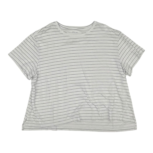 Athletic Top Ss By Flx In Green & White, Size:Xl