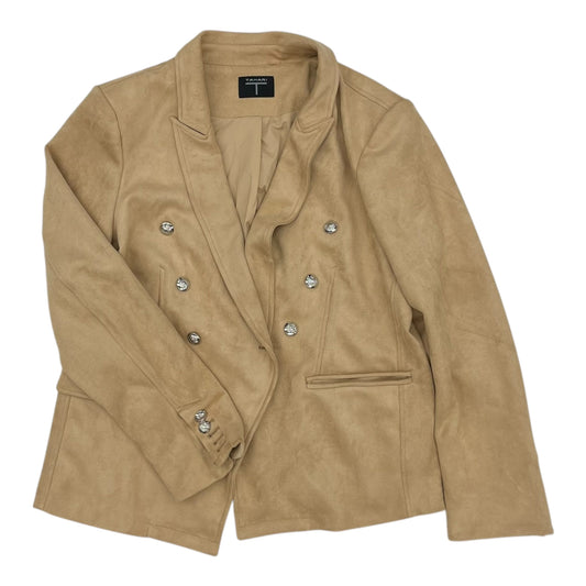 Blazer By Tahari By Arthur Levine In Brown, Size:L