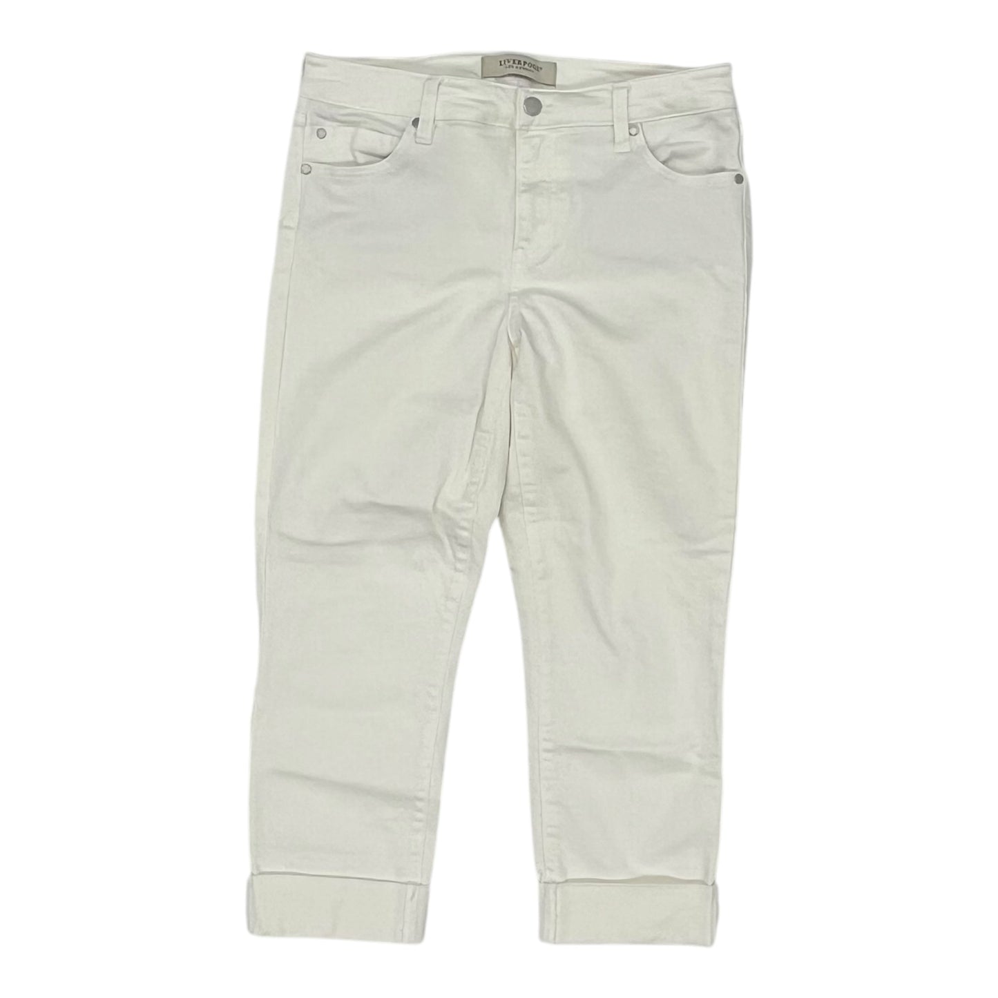 JEANS SKINNY by LIVERPOOL in WHITE DENIM, Size:8