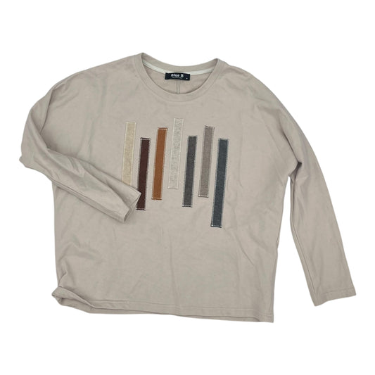 SWEATSHIRT CREWNECK by BLUE B in TAN, Size:M