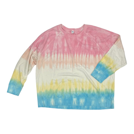 Sweatshirt Crewneck By Old Navy In Tie Dye Print, Size:Xxl