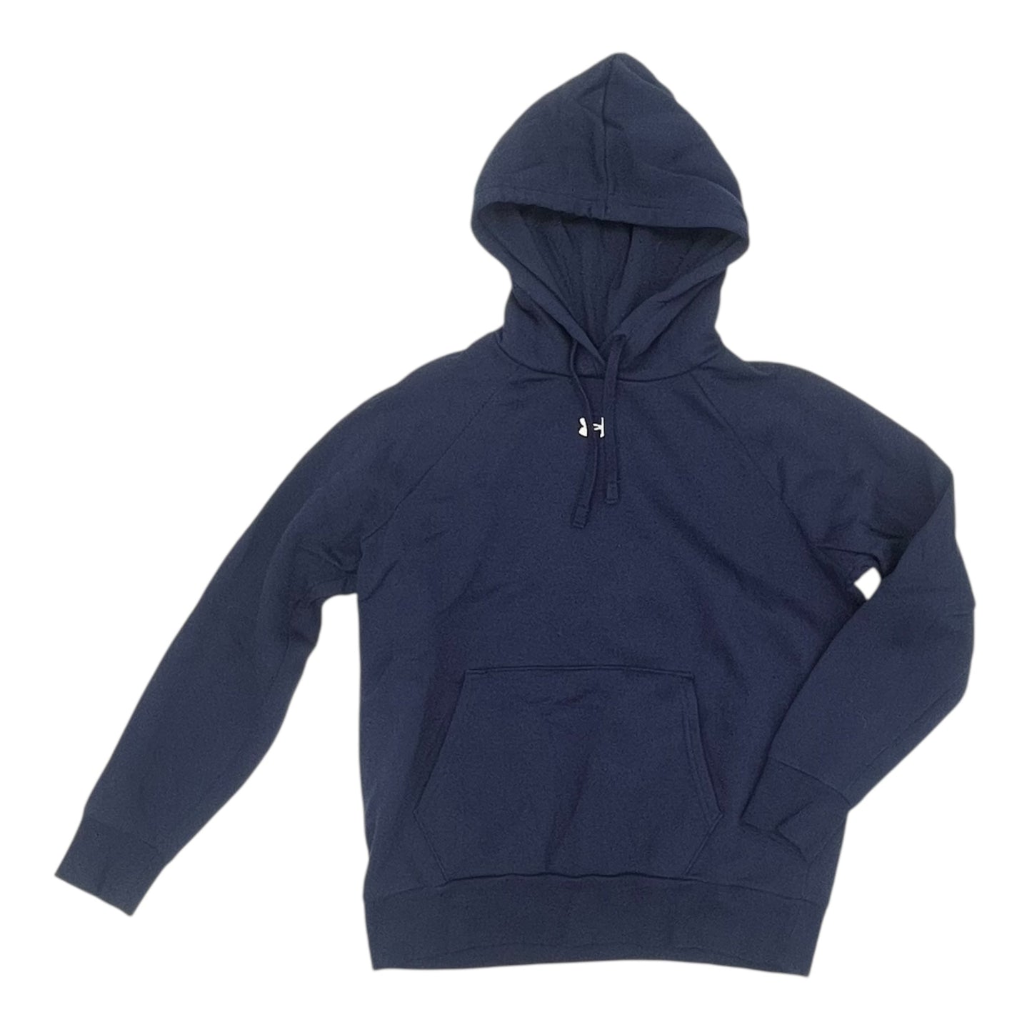 Athletic Sweatshirt Hoodie By Under Armour In Navy, Size:M
