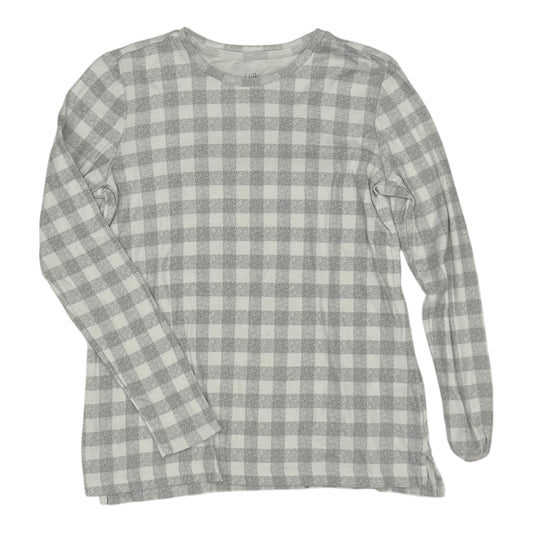 Top Ls By J. Jill In Grey & White, Size:Xs