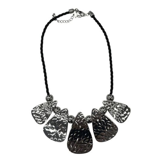 NECKLACE STATEMENT by LIA SOPHIA In BLACK & SILVER