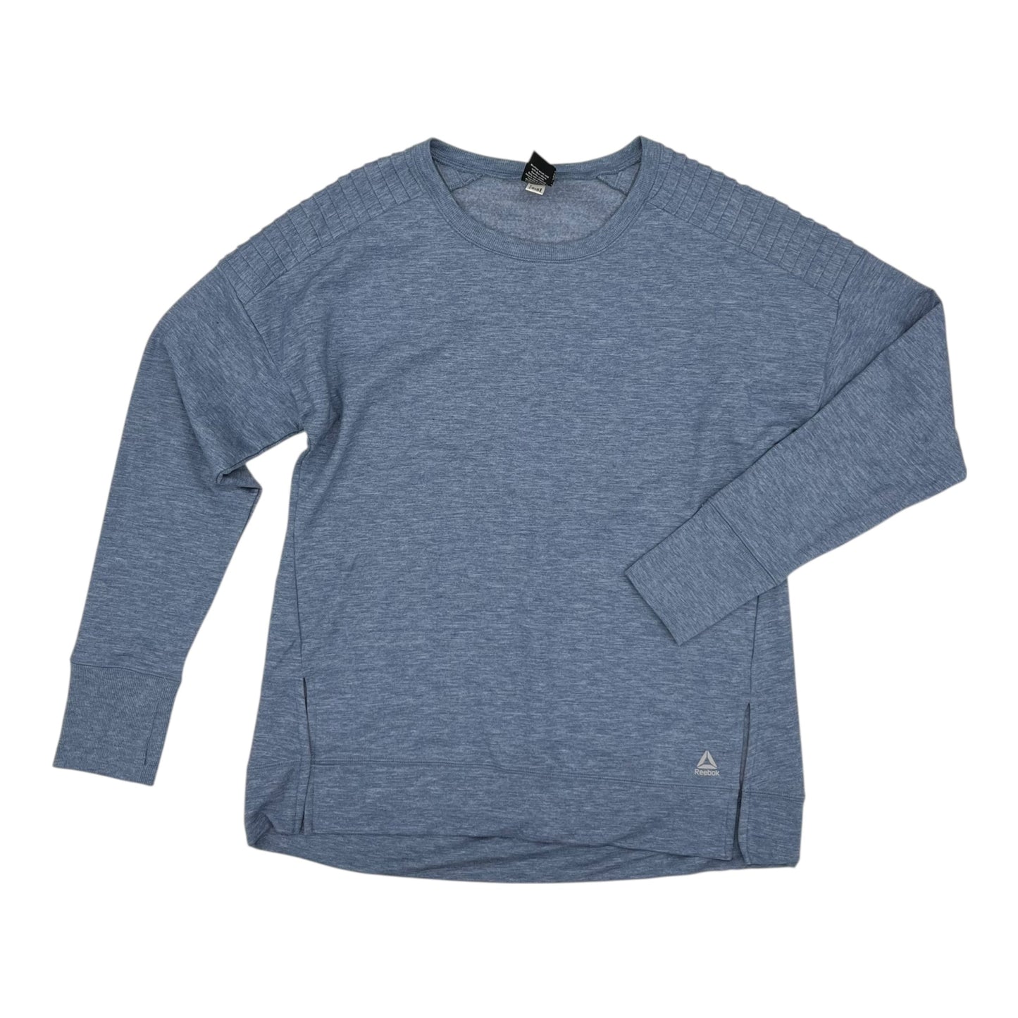 Athletic Sweatshirt Crewneck By Reebok In Blue, Size:L