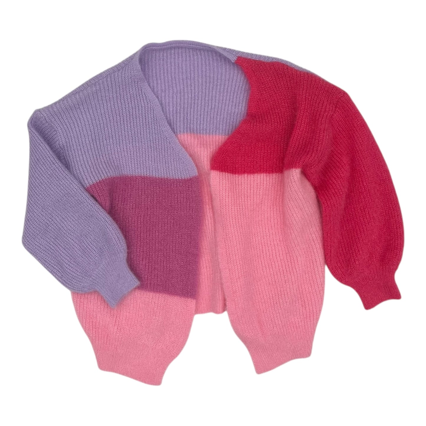 Sweater Cardigan By Cme In Multi, Size:2X