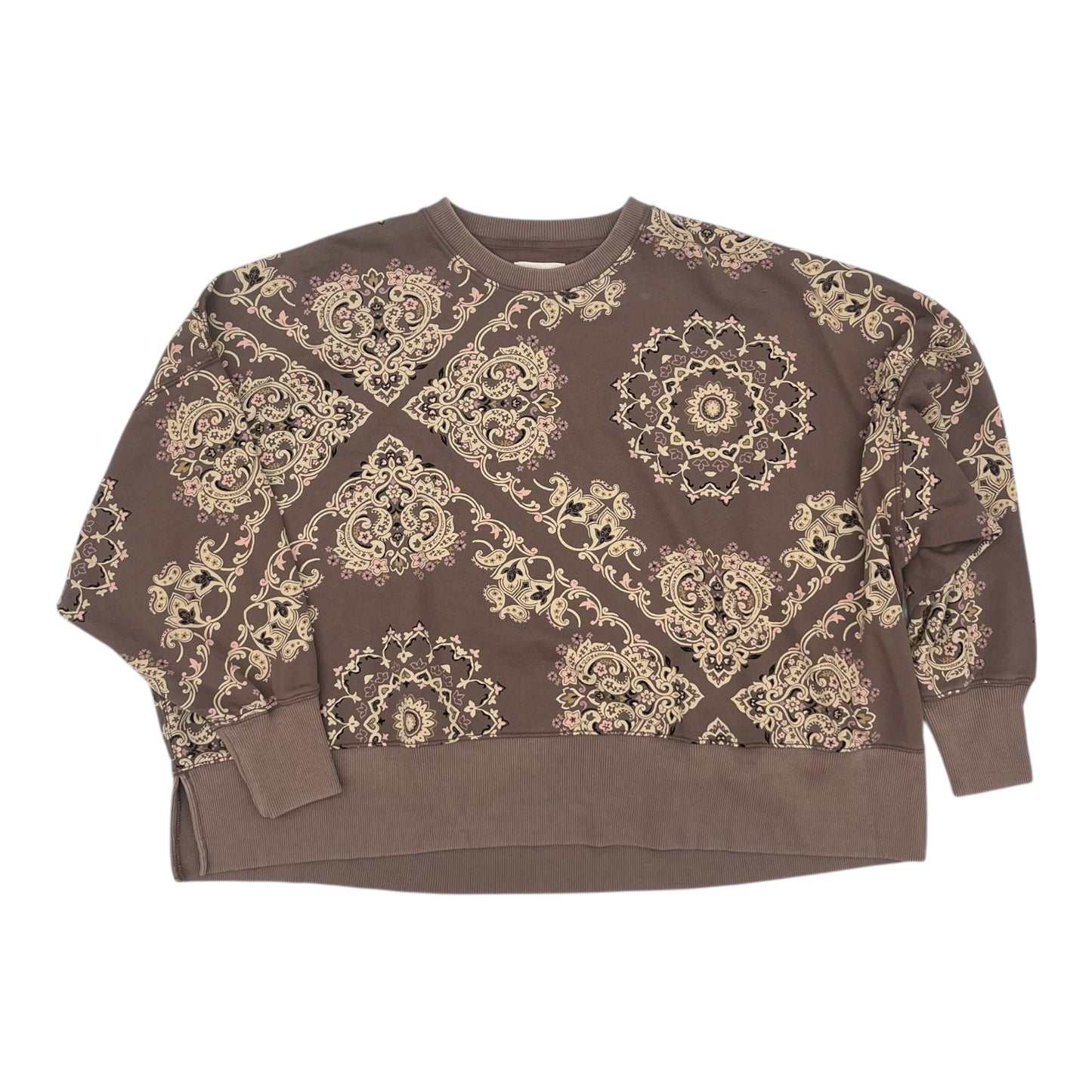 Sweatshirt Crewneck By American Eagle In Brown, Size:M