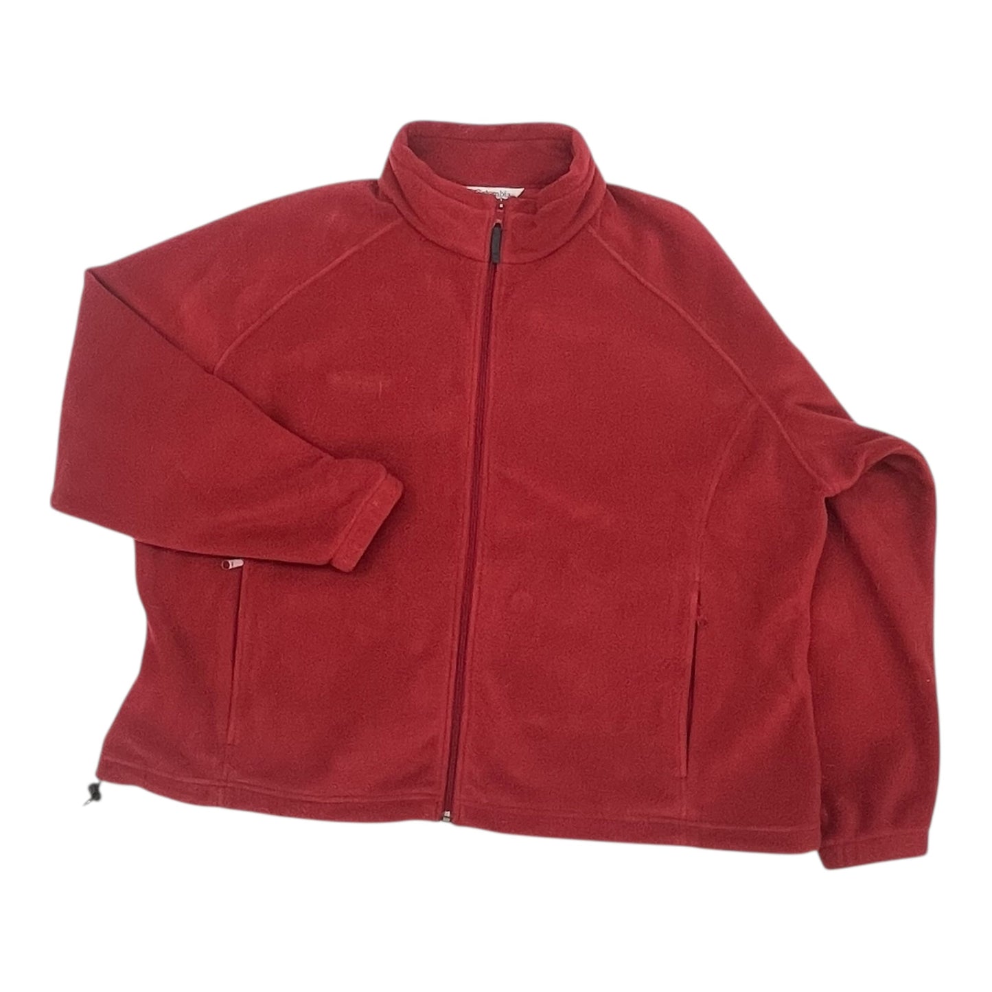 Jacket Fleece By Columbia In Red, Size:3X