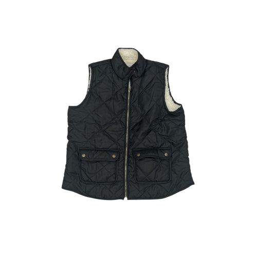 Vest Puffer & Quilted By Mudpie In Black, Size:L