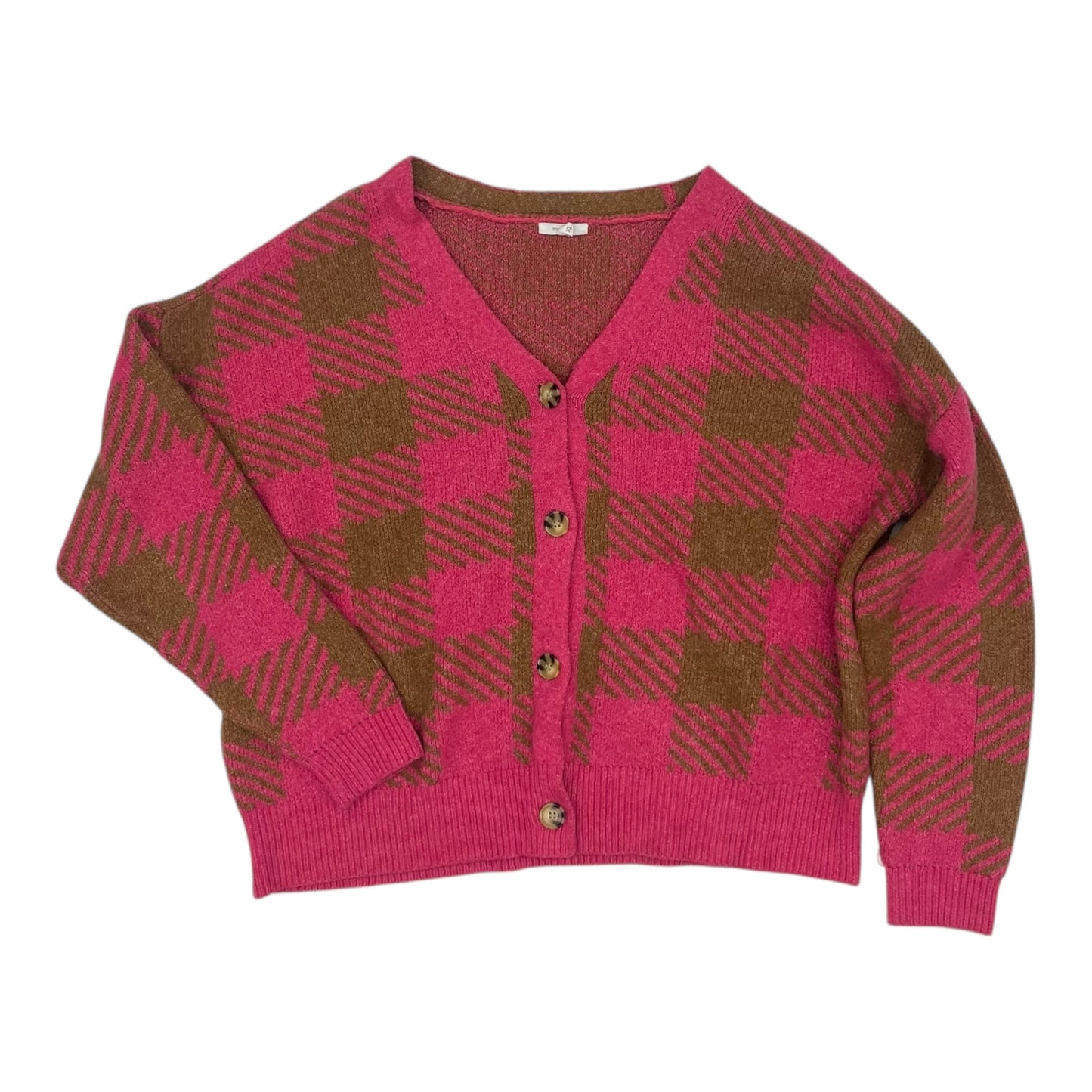 Sweater Cardigan By Maurices In Pink, Size:Xl