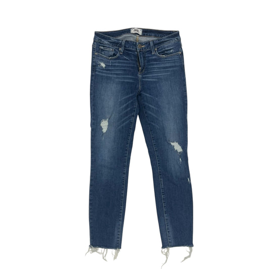 Jeans Skinny By Paige In Blue Denim, Size:8