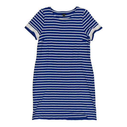 Dress Casual Short By Talbots In Blue & White, Size:Xl