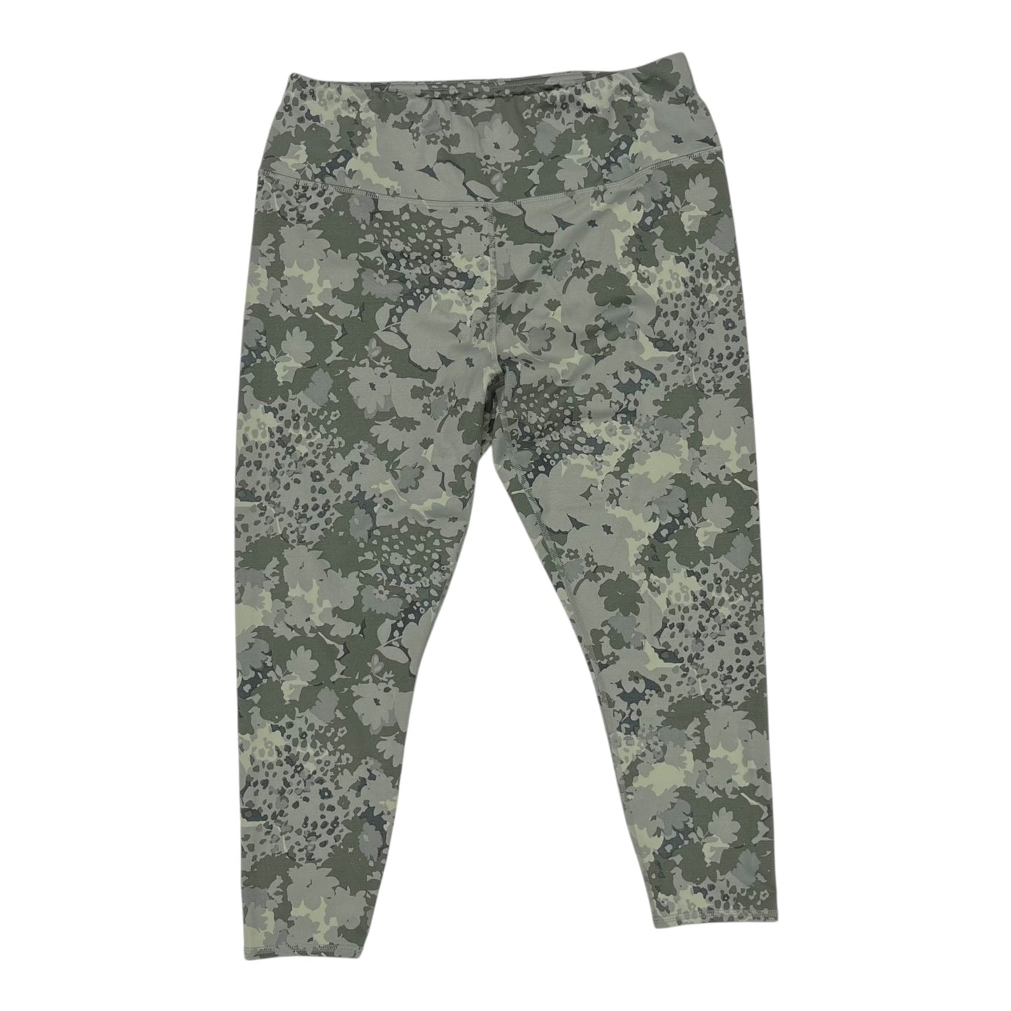 Athletic Leggings By Maurices In Green, Size:Xl