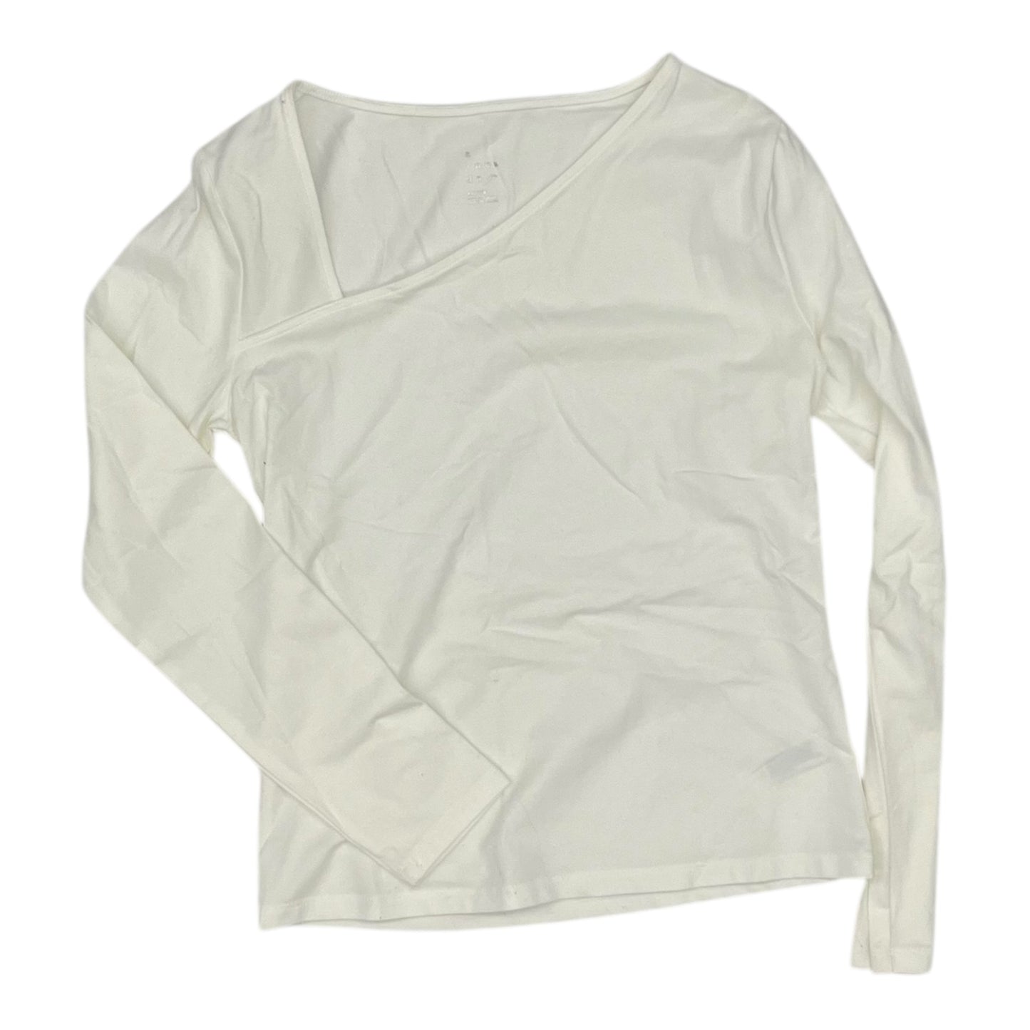Top Ls Basic By A New Day In Cream, Size:M