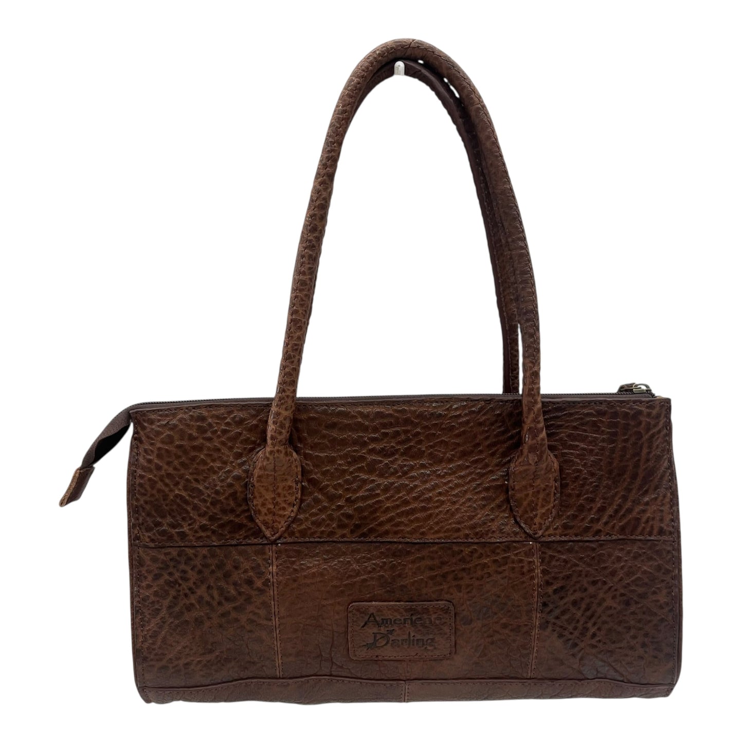 Handbag Leather By Cma In Brown, Size:Large