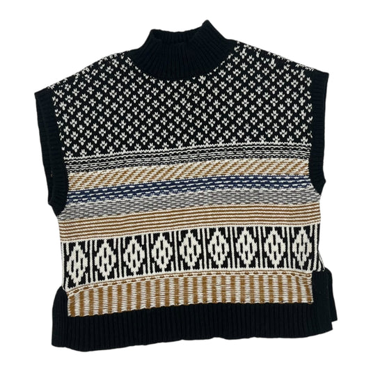 Vest Sweater By Clothes Mentor In Black, Size:L