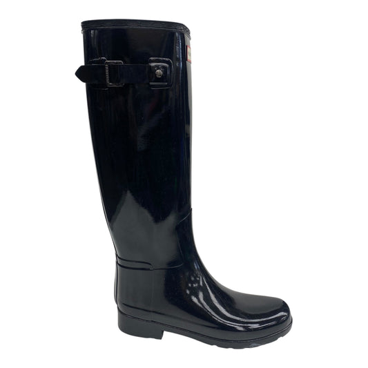 Boots Rain By Hunter In Black, Size:6