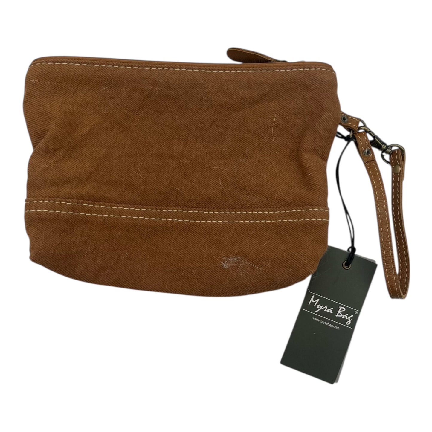 Wristlet By Myra In Brown, Size:Large