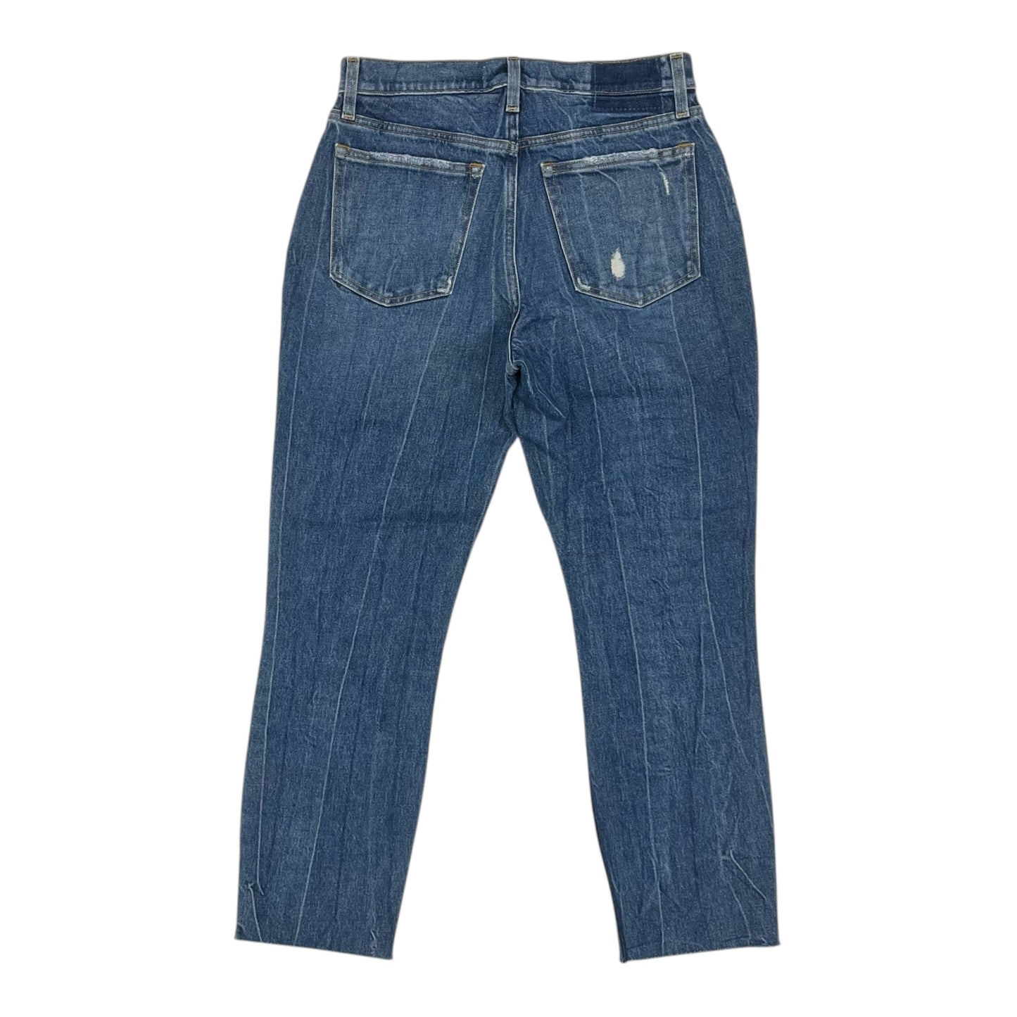 Jeans Straight By Abercrombie And Fitch In Blue Denim, Size:8