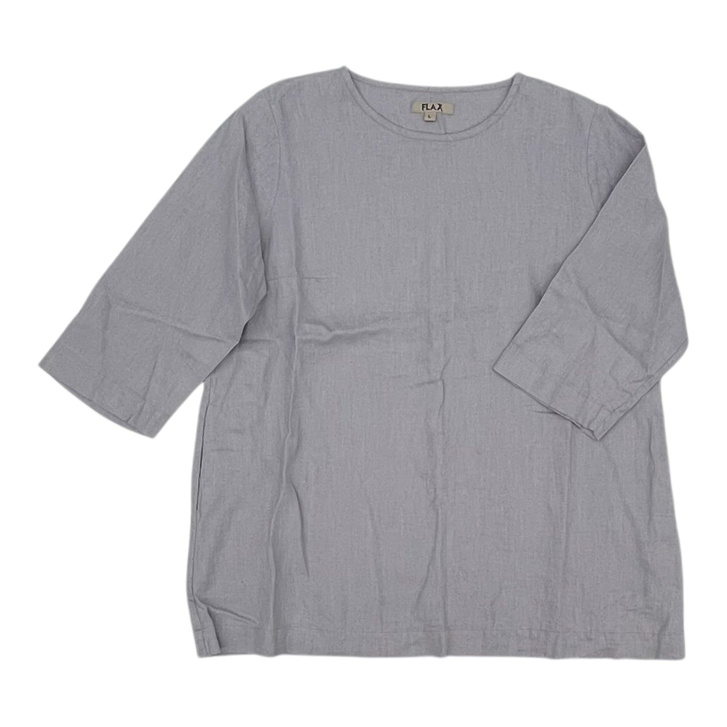 Top 3/4 Sleeve By Flax In Purple, Size:L