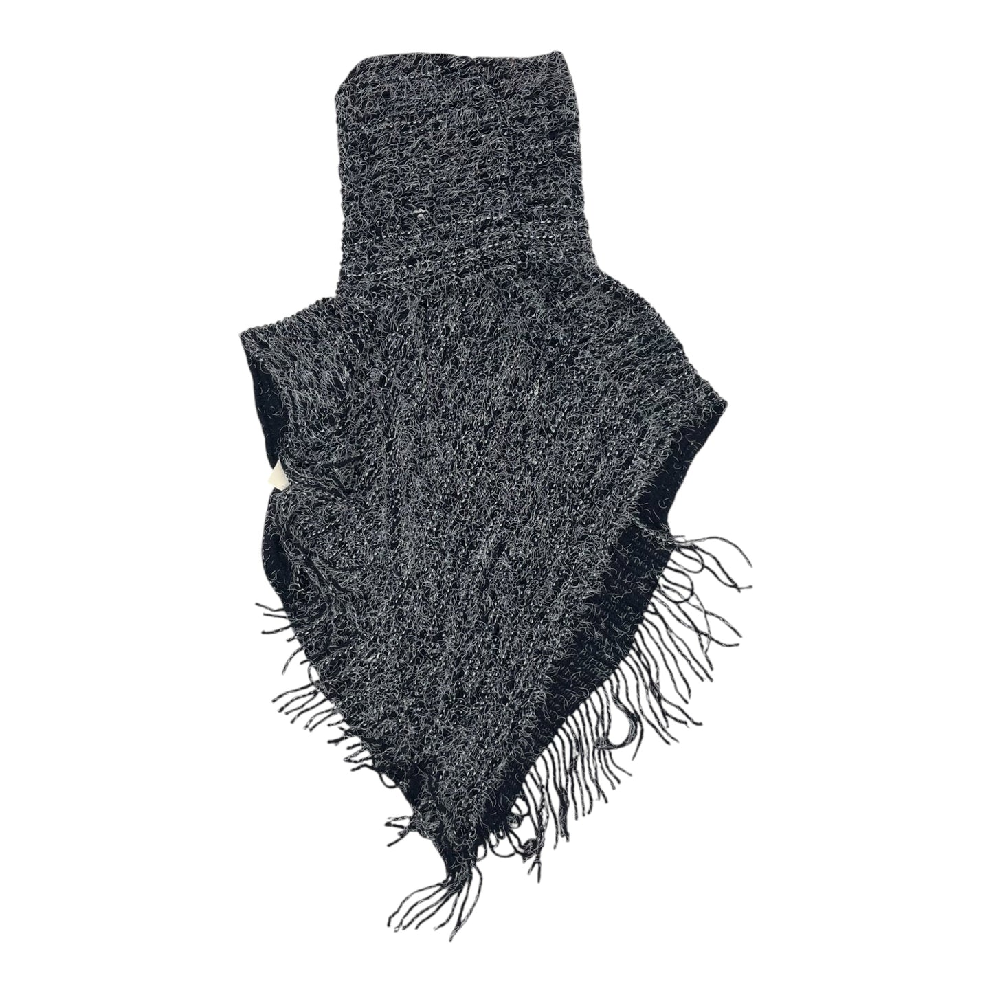 Poncho By Clothes Mentor In Navy, Size:Osfm