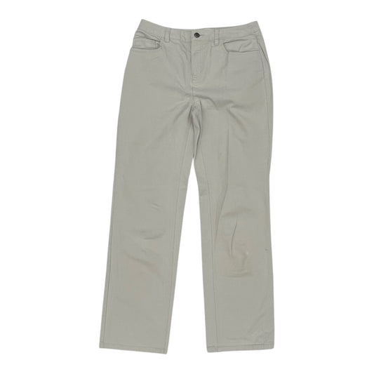 Jeans Wide Leg By Talbots In Grey, Size:4