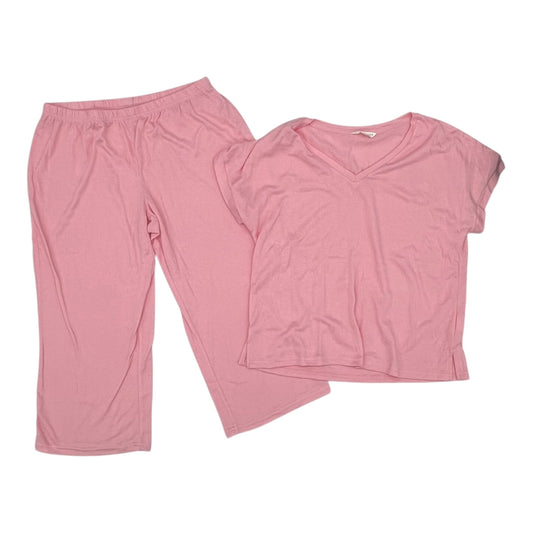 Pajamas 2Pc By Laura Ashley In Pink, Size:M