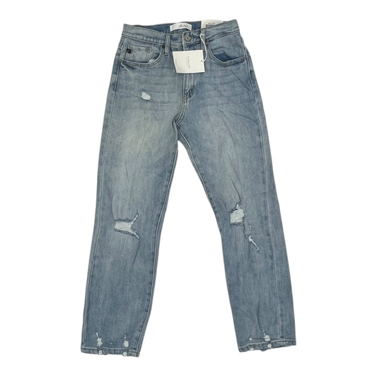 Jeans Straight By Kancan In Blue Denim, Size:2