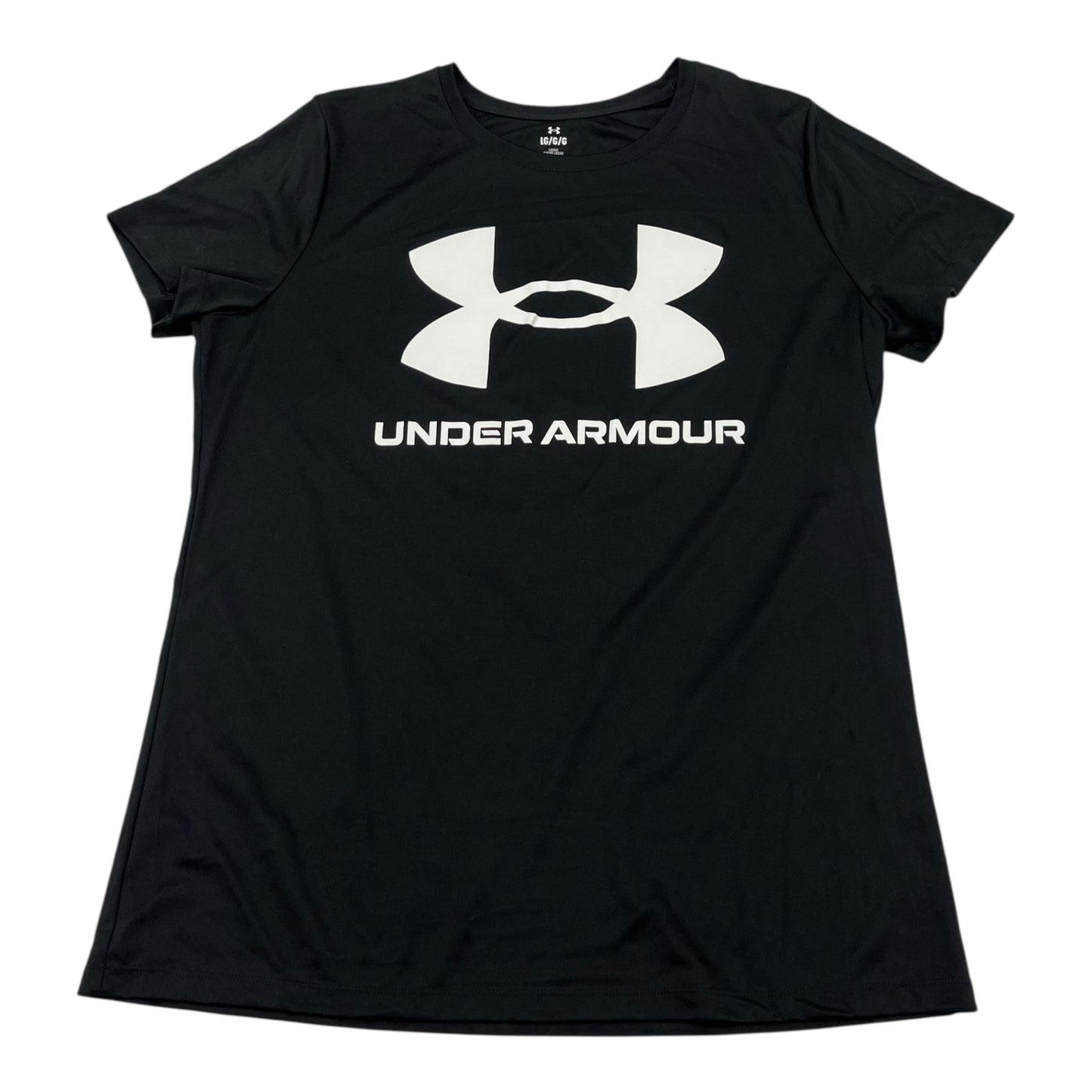 Athletic Top Ss By Under Armour In Black, Size:L