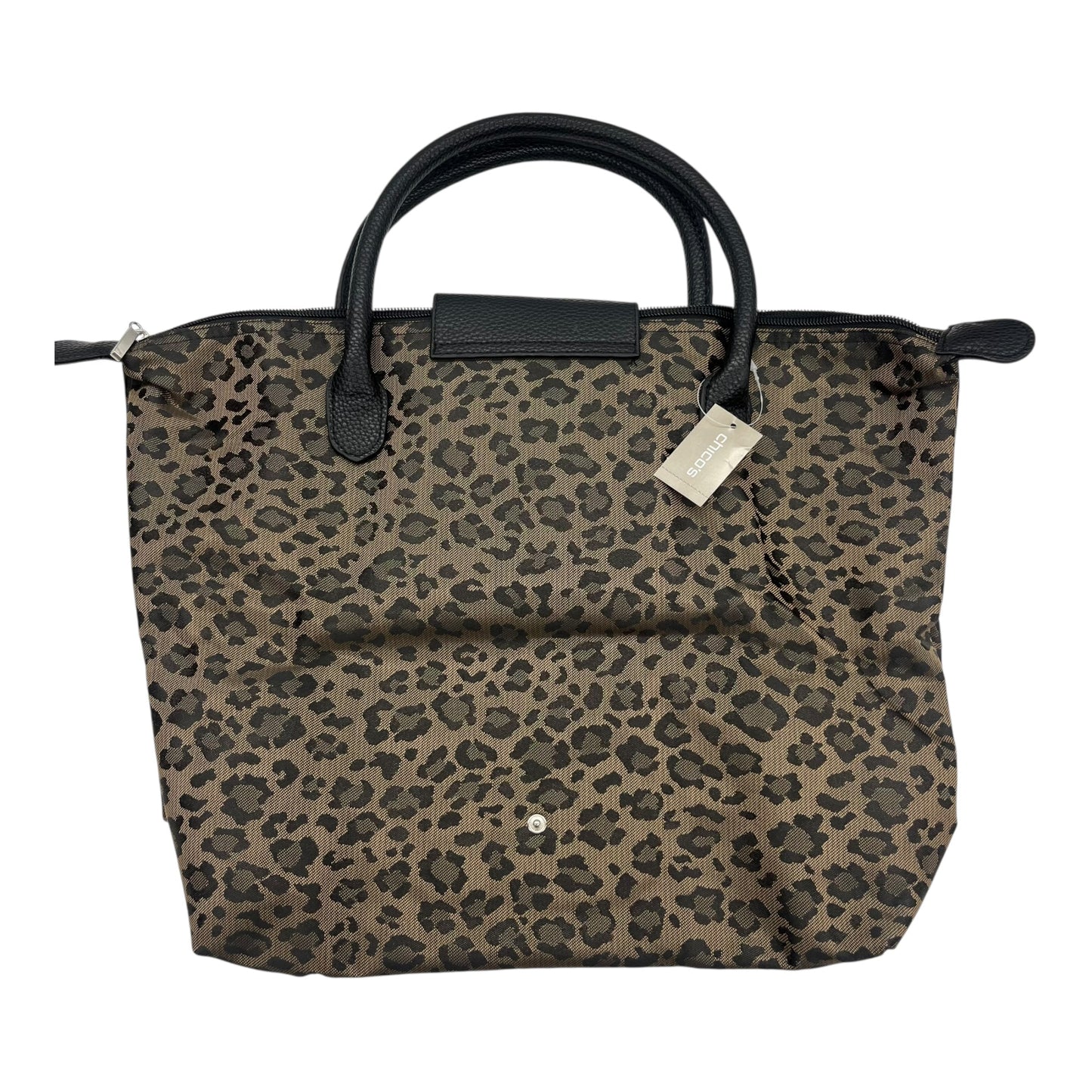 Tote By Chicos In Animal Print, Size:Medium
