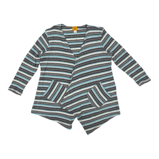 SWEATER CARDIGAN by RUBY RD in GREY & WHITE, Size:L