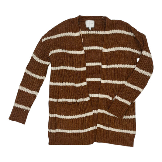 Sweater Cardigan By Pink Rose In Brown, Size:S