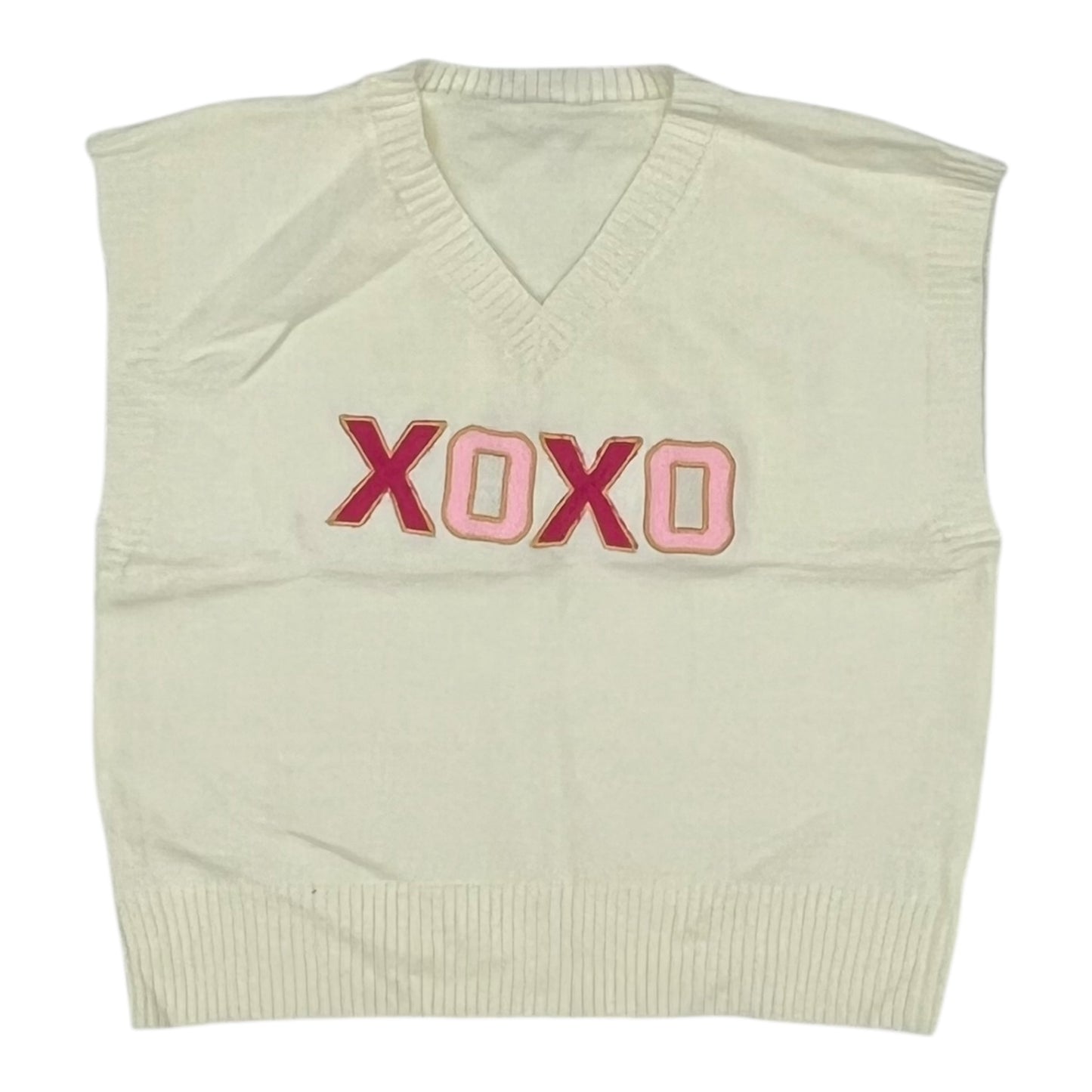 Vest Sweater By Cme In Cream, Size:L