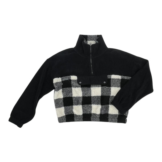 Sweatshirt Collar By Pink Rose In Black & Cream, Size:M