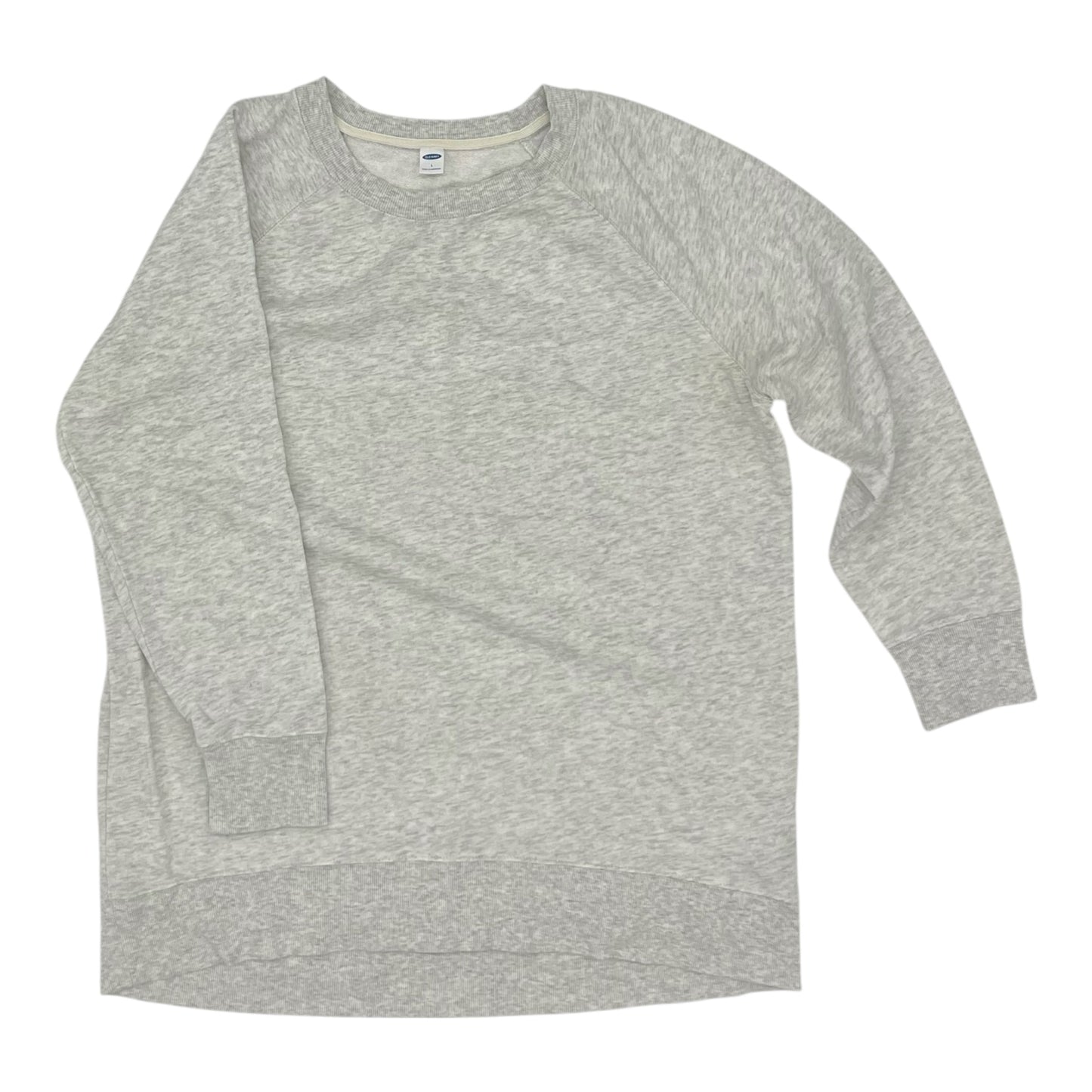 Sweatshirt Crewneck By Old Navy In Grey, Size:L