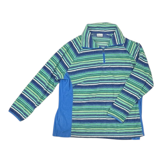 Athletic Fleece By Columbia In Blue & Green, Size:2X